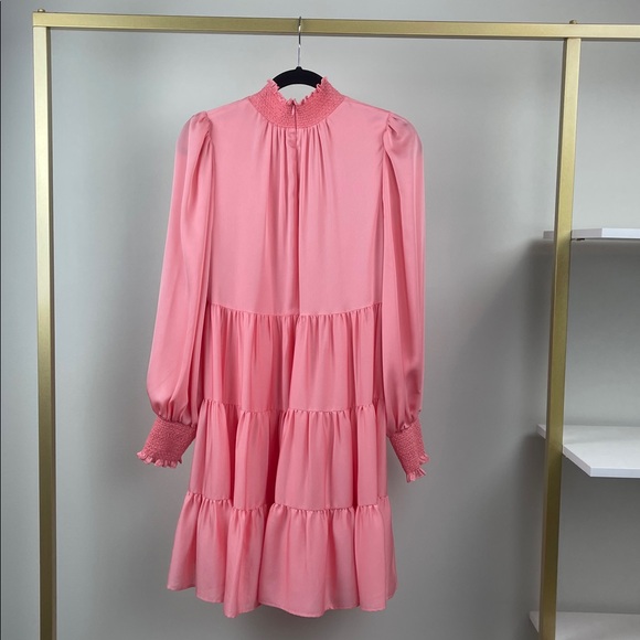 Alex Marie Lovely Pink Tiered Dress Ladies Size 8 - Picture 4 of 14
